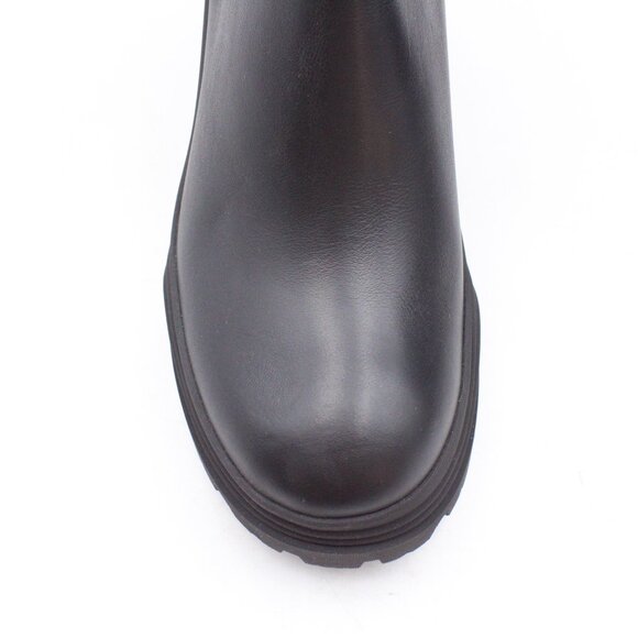 NIDB Moncler Envile Chelsea Ankle Boots with Chunky Heels in Black EU 36 - Picture 10 of 16